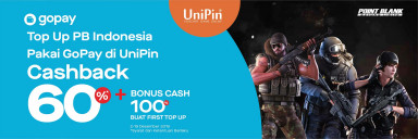 Top up PB Indonesia di UniPin #LebihBaikPakaiGopay dapatkan double untungnya!